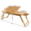 Bamboo Laptop Stand Adjustable Height and Angle 2