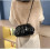 Bolso bandolera negro Soft Cloud Dumpling para mujer 2