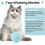 Interactive LED Cat Ball with 360 Rotation USB Powered 4