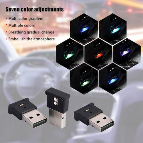 Mini luci LED USB per interni RGB7 colori6 pezzi 2