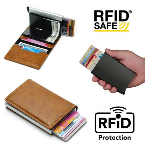 Θήκη έξυπνης κάρτας RFID-NFC Secure Black8Cards 1