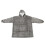 Sweat à capuche oversize gris en polaire ultra-douce 3