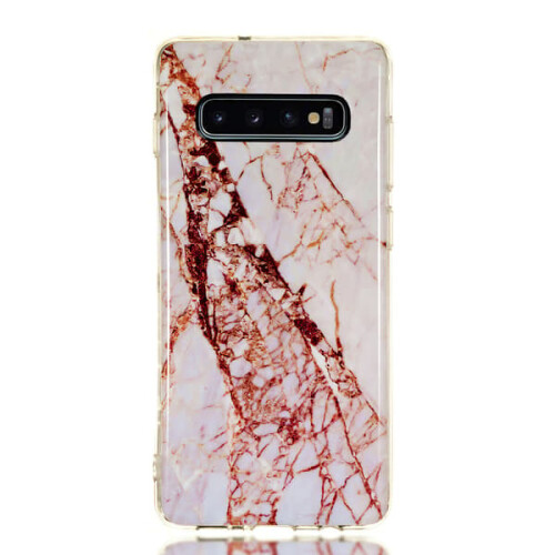 Etui Marble do Samsung Galaxy S10Białe 1