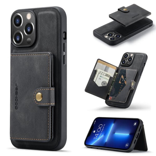 iPhone13Pro magnetisk deksel med kortholder brun 2