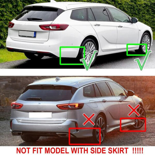 Parafanghi per Opel Insignia B Mk2 2018–2022 (4 pezzi) 1