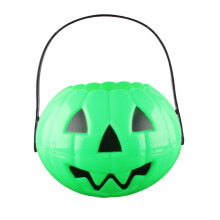 Găleată cu bomboane de dovleac de Halloween cu mânere, 1 bucată