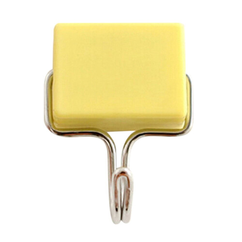 Magnetic Hook for School Locker and Refrigerator Yellow