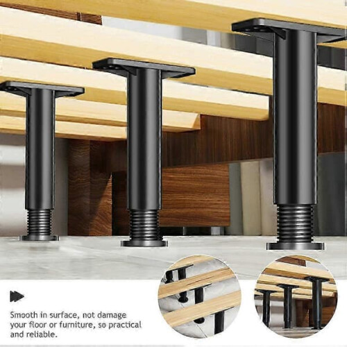 Bed Center Support Leg Adjustable Height 4 pcs 1