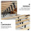 Bed Center Support Leg Adjustable Height 4 pcs 3