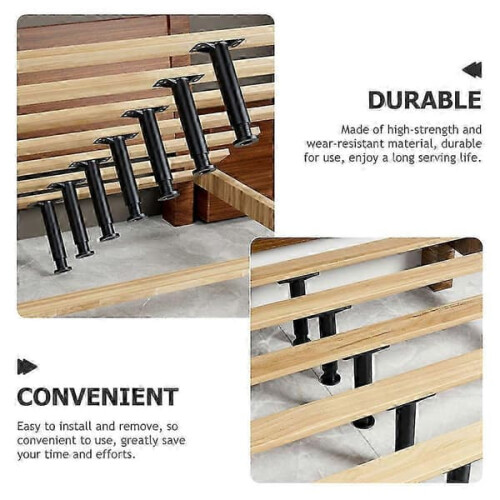 Bed Center Support Leg Adjustable Height 4 pcs 2