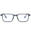 Lesebrille mit Blaulichtfilter, Schwarz, +2,0 8