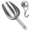 Stainless Steel Ice Scoop with Hook for Opal 2.0 1