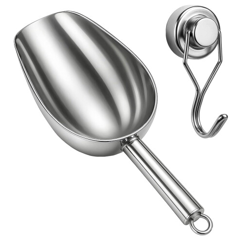 Stainless Steel Ice Scoop with Hook for Opal 2.0