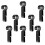 Helmlampenclips, rutschfester Kunststoff, 8 Stück 4