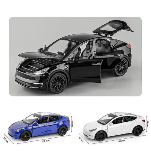 Αυτοκίνητο παιχνίδι Tesla Model S1: 32Χυτό κράμα αλουμινίου μαύρο 1