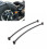 Pair Rear  Rail Support Bracket Mount Holder for   Cafe Bobber - Black 2