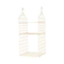 Lot de 3 bacs de rangement pliables en fil métallique pour placard