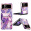 Samsung Galaxy Z Flip4marble-deksel rosa 6