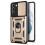Samsung Galaxy S22armor-deksel med ringholder i roségull 4