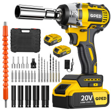 Brushless 20V 1/2" Impact Wrench 280 ft-lbs 2-Speed with