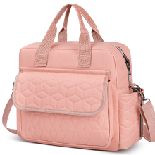 Diaper Bag Tote with Insulated Pockets and Dry/Wet