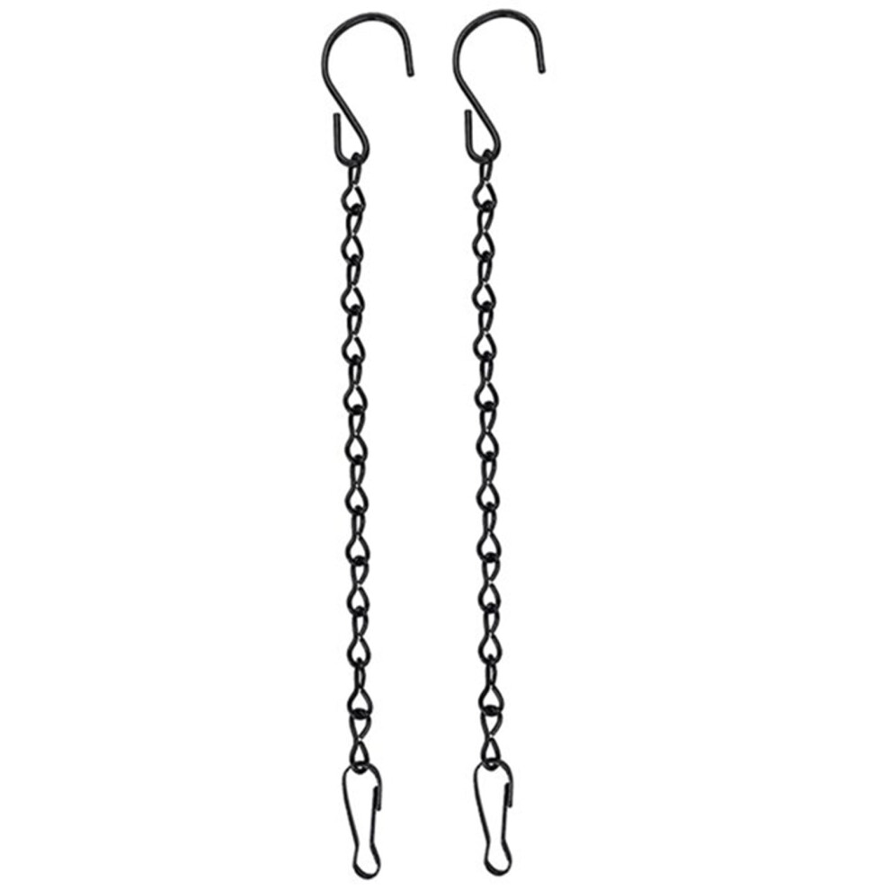 Hanging Chain For Bird Feeders And Planters Black 2 Pcs 922042468849
