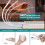 Book Light USB Rechargeable9-LED3Color Temp3Brightness 4
