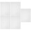 OUNONA printable shrink sheets matte BOPS silver 5 pcs 1