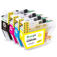 Atramentové kazety Brother LC3013XL, balenie 4 kusov, čierna/čierna/modrá/žltá