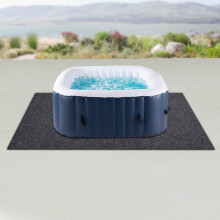 DENEST hot tub pad 74x72 inch inflatable non-slip