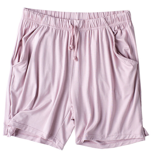 Dampyjamasshorts med hög midja, avslappnade sovkläder