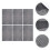 Black Plastic Mesh for DIY and Beading6pcs0.6x13x20 1
