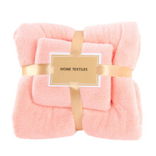 Ensemble de serviettes de bain en coton avec serviette pour le visage (2 pièces)