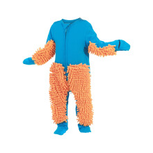 Babyjongenspak met lange mouwen, vuilafstotende jumpsuit, blauw 90