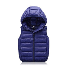 Gilet invernale con cappuccio per bambini e bambine di 5-6 anni