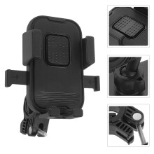 Motorcycle phone mount for electric scooter black1set