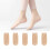 Dames nylon enkelsokken beige, 10 stuks 1