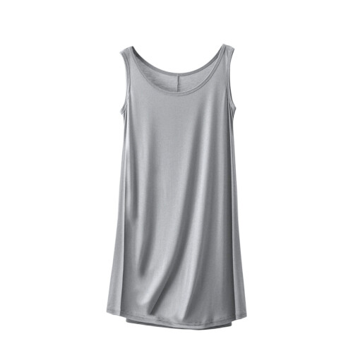 Camicia da notte senza maniche da donna