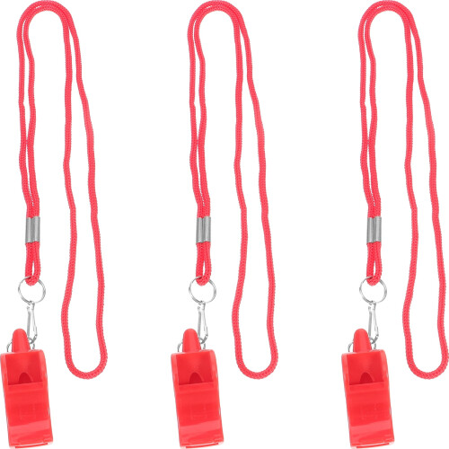 Emergency Survival Whistle with Lanyard 3 pcs