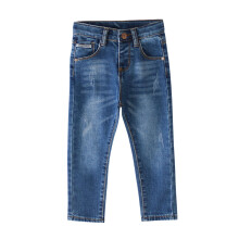 Τζιν παντελόνι με ψηλή μέση για αγόρια, γαλάζιο