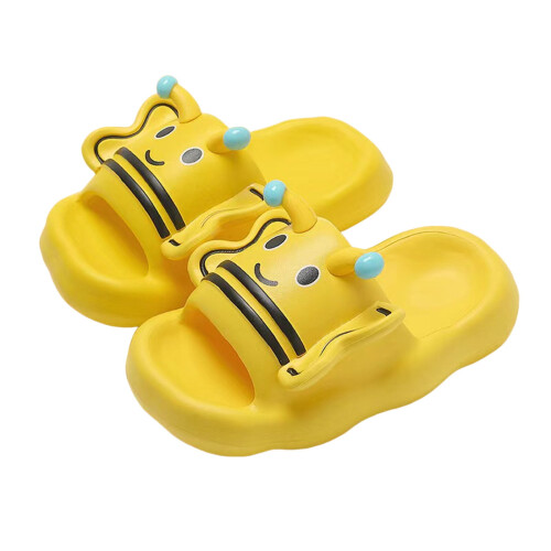 Kids Slippers Yellow Size220EU Soft Lightweight Breathable