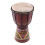 African Drum Hand-Carved Pristin Drum 1 Piece 1
