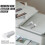 Printer Assembly Hinge Accessories Paper Feed ABS 2 pcs 4