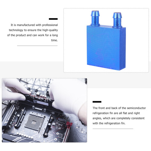 Aluminum Heat Exchanger Block for Liquid Cooler Replacement 1