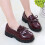 Mädchen-Lederslipper mit Quaste und Schleife, Schulkleid 1