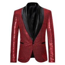 Blazer masculino preto para uso no escritório no outono/inverno