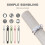 Silicone Cable Ties Reusable Elastic Wire Organizer 20 Pcs 5