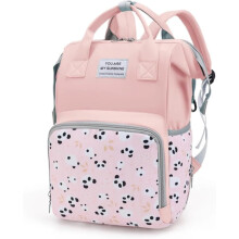 Mochila para fraldas para mamães, impermeável, com bolsos térmicos.