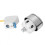 Toilet Flush Valve ABS Plastic Dual-Flush Push Button 4