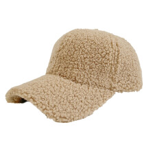 Czapka zimowa z wełny jagnięcej unisex, ciepła, outdoorowa, khaki